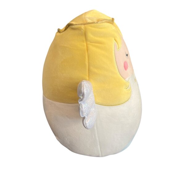 SQUISHMALLOWS 12" Plush Holiday ANGEL Nicky Yellow Hair Gold Halo Silver Wings - Picture 6 of 12